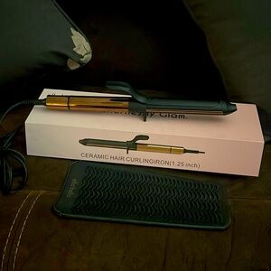Curling Iron 1 25 Professional Hair Curler • Curling Wand • Ceramic Curling